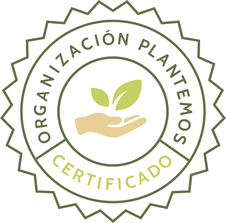 Sello oficial: Organización Plantemos, Certificado